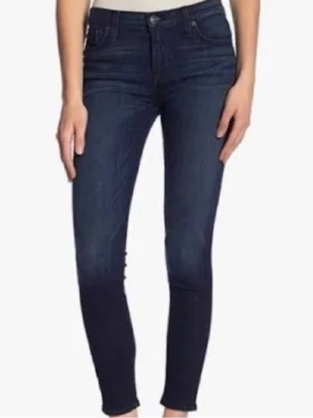 Hudson Natalie Jeans Skinny Jeans - Dark Indigo Blue